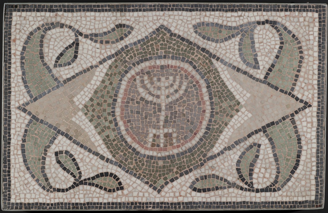 Mosaico della Menorah, VI secolo d.C. da Roman