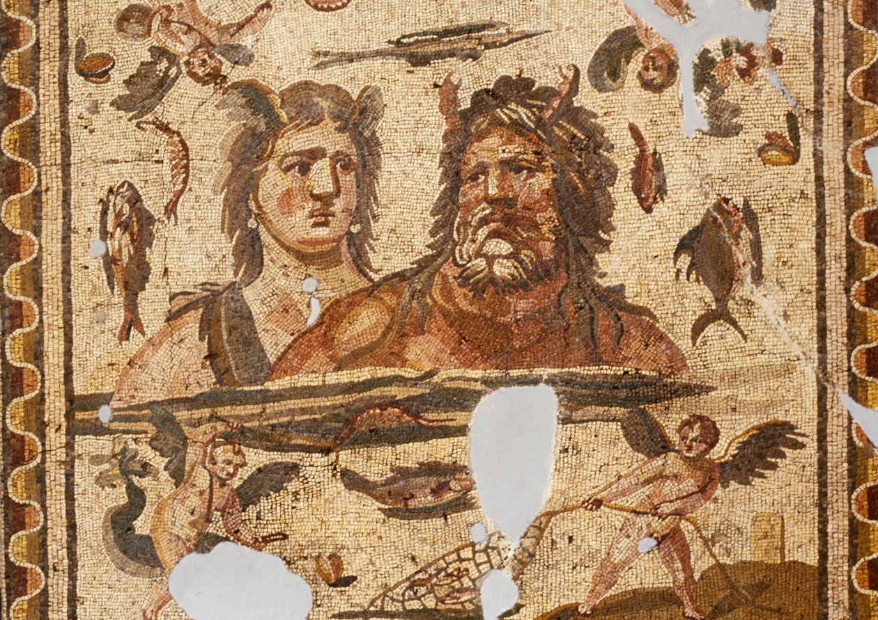 Oceanus e Teti, Mosaico dall