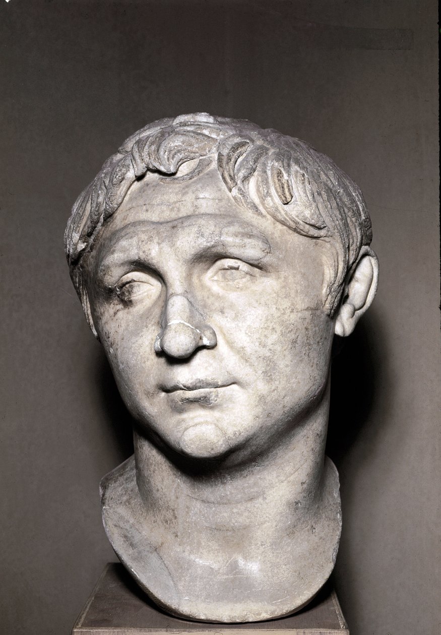 Ritratto di Pompeo Magno (scultura in marmo) da Roman