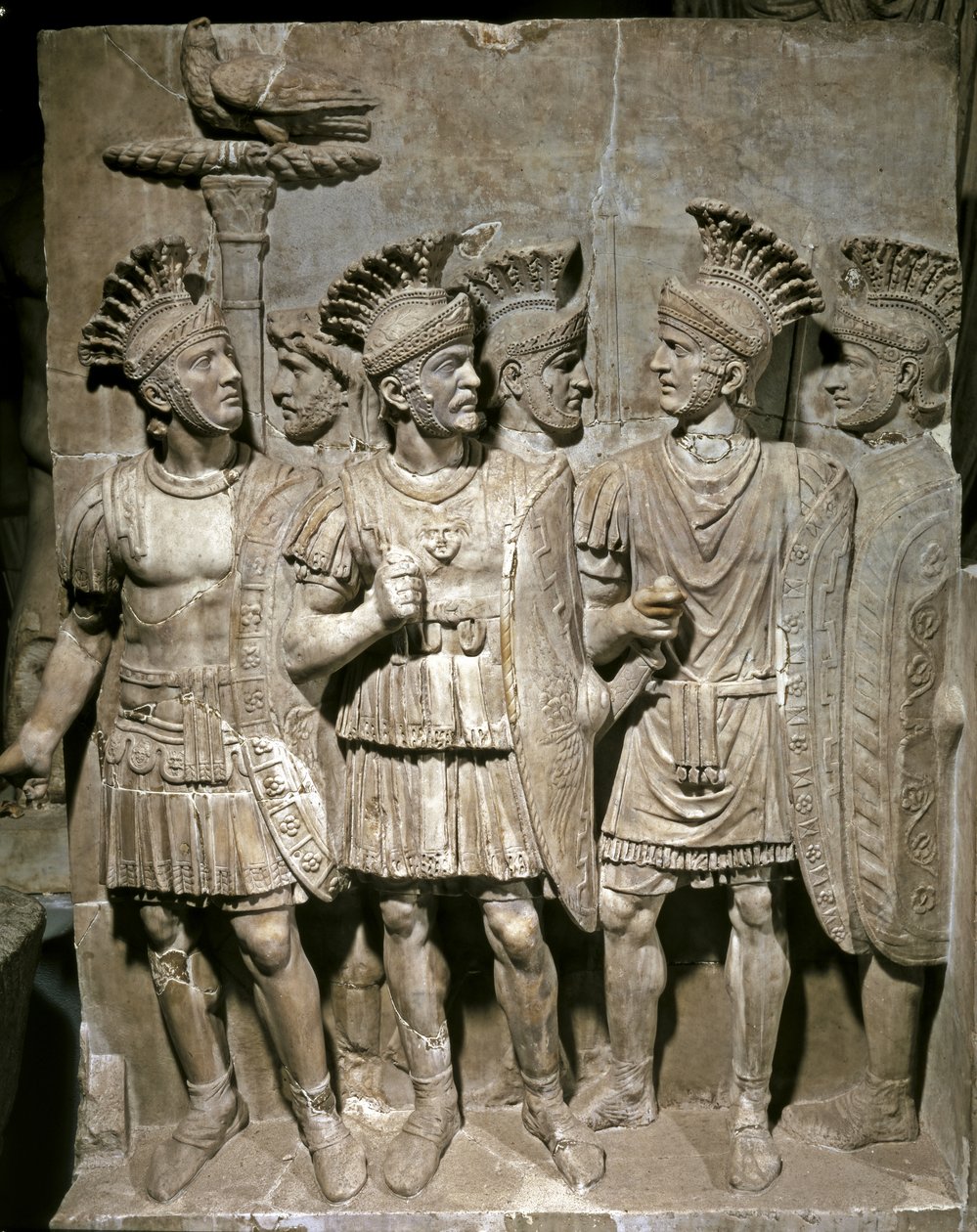 Rilievo dei Pretoriani, c. 51-52 d.C. (marmo) da Roman