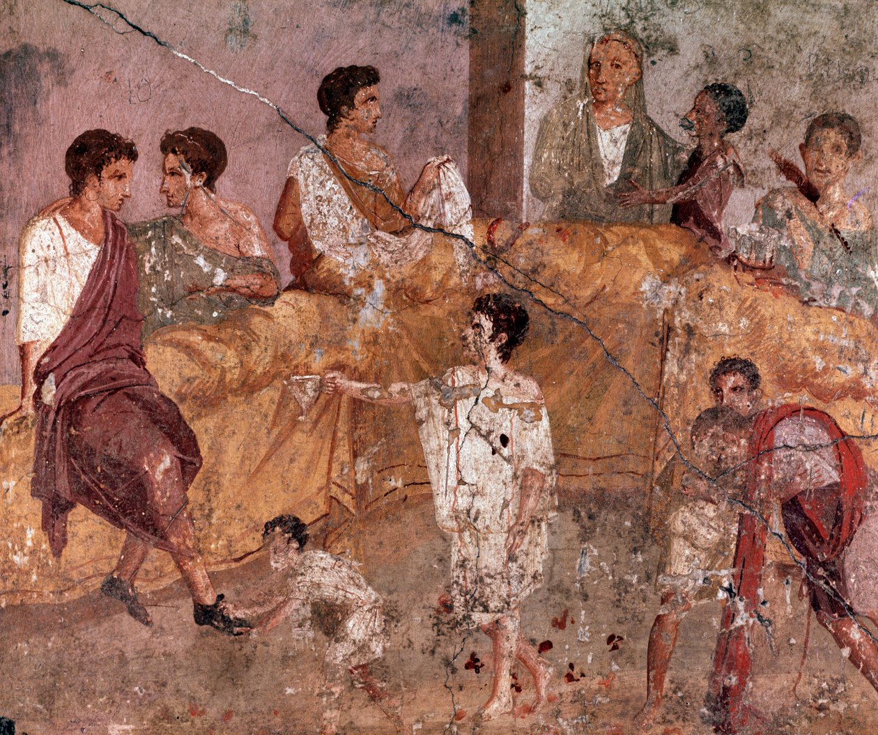 Arte romana: "Scena di banchetto all