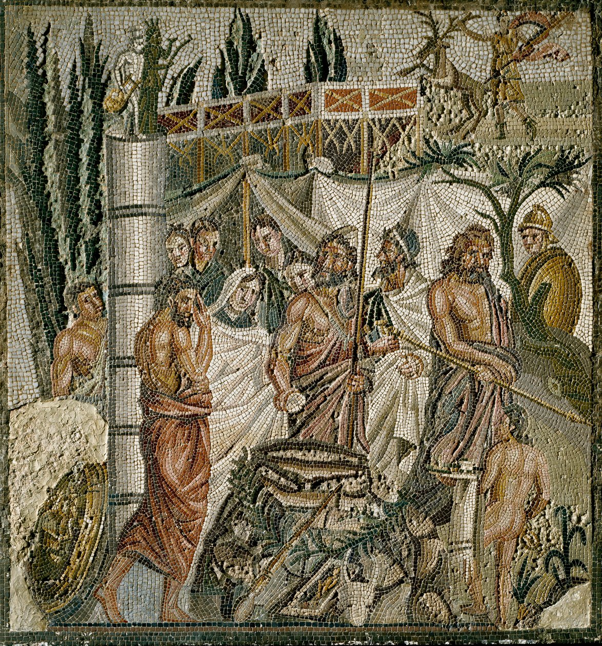 Arte romana: Il sacrificio di Ifigenia da Roman