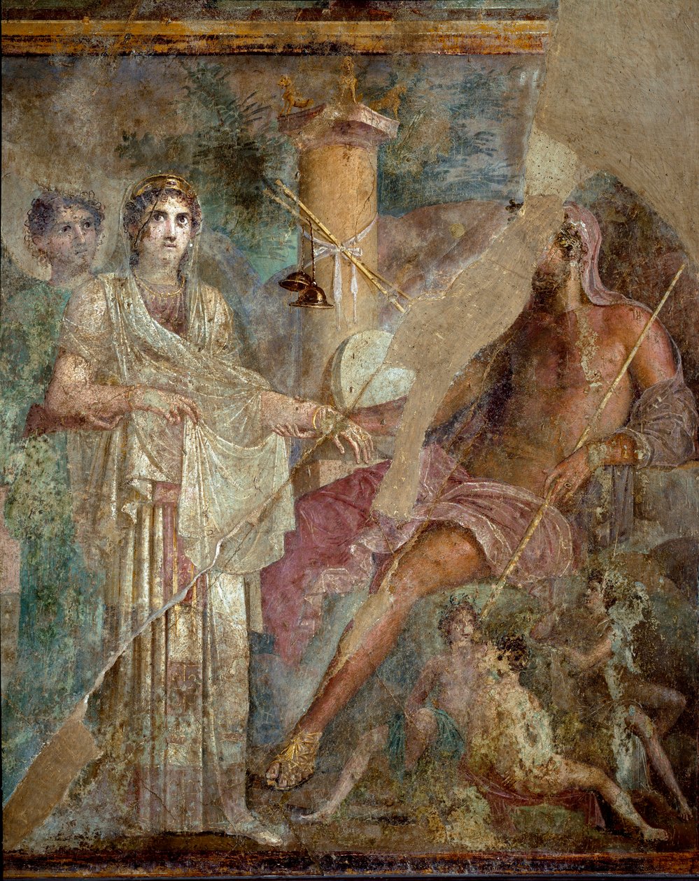 Arte romana: Il matrimonio di Zeus ed Era sul Monte Ida da Roman