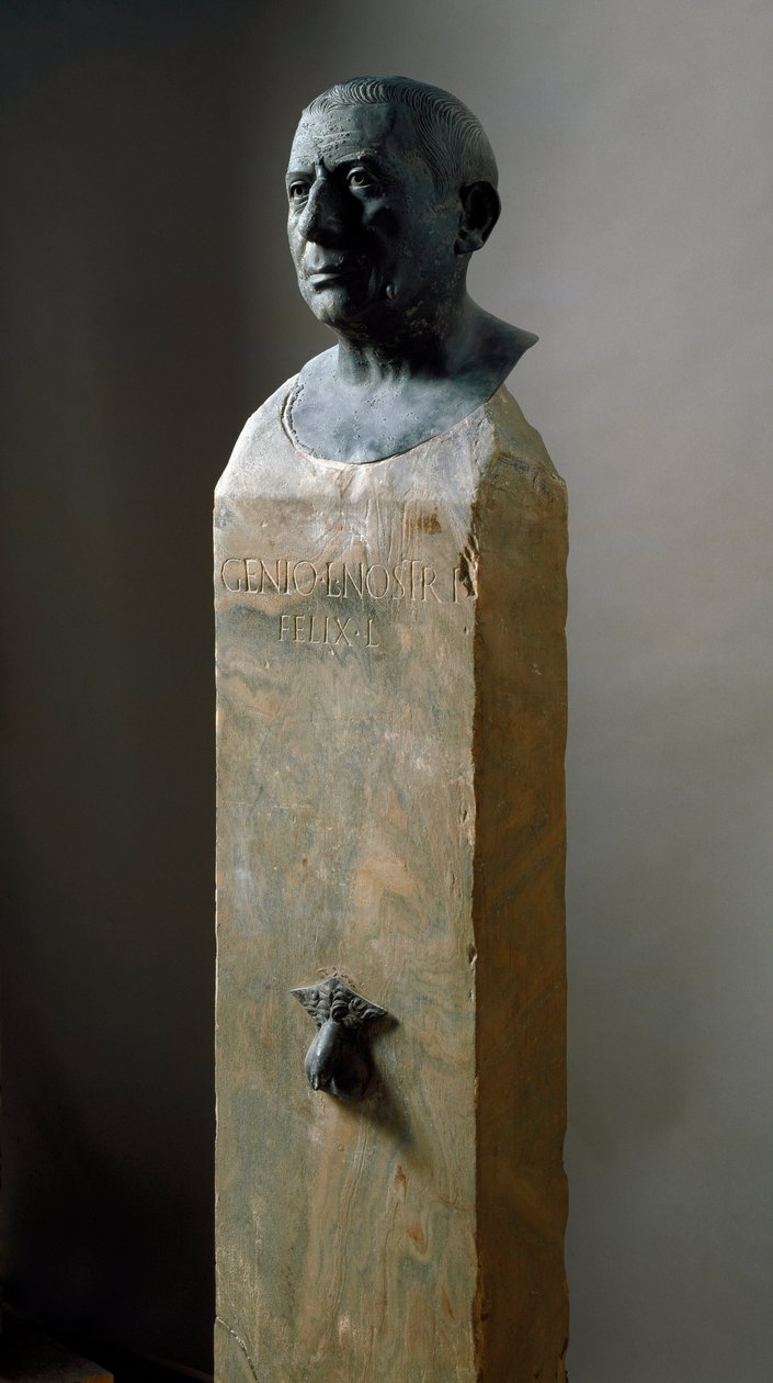 Arte romana: busto del banchiere Lucius Caecilius Iucundus da Roman