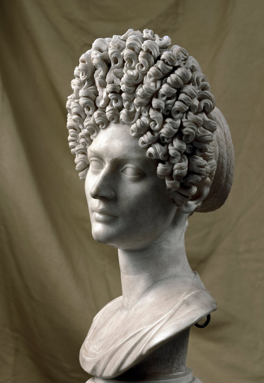Arte romana: ritratto di una dama del periodo flavio da Roman