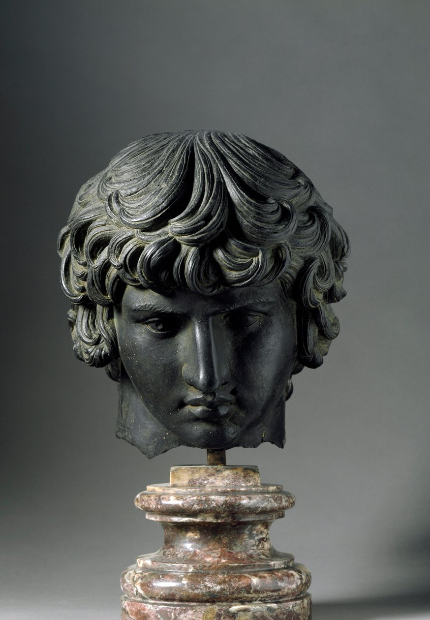 Arte romana: rappresentazione di Antinoo (ca. 110-130), giovane amante dell