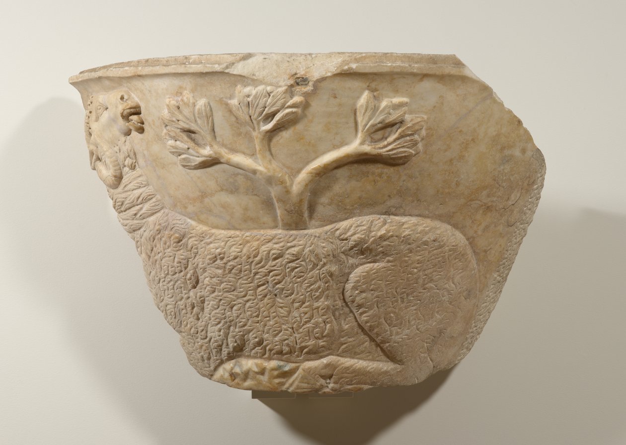 Frammento di sarcofago da Roman