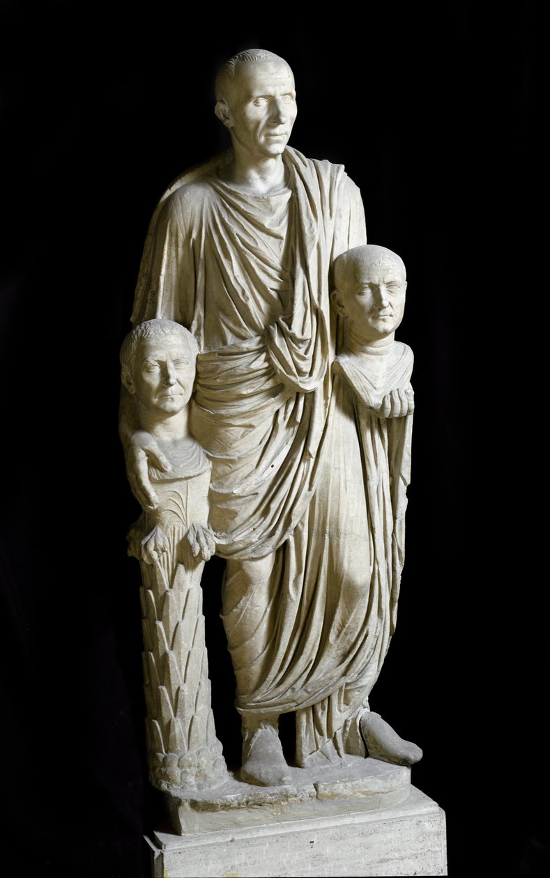 Statua Barberini: Patrizio che porta i busti di due antenati da Roman