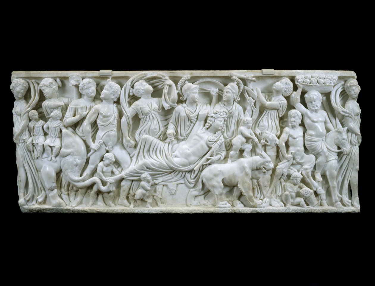 Il trionfo indiano di Dioniso, 180-195 d.C. da Roman