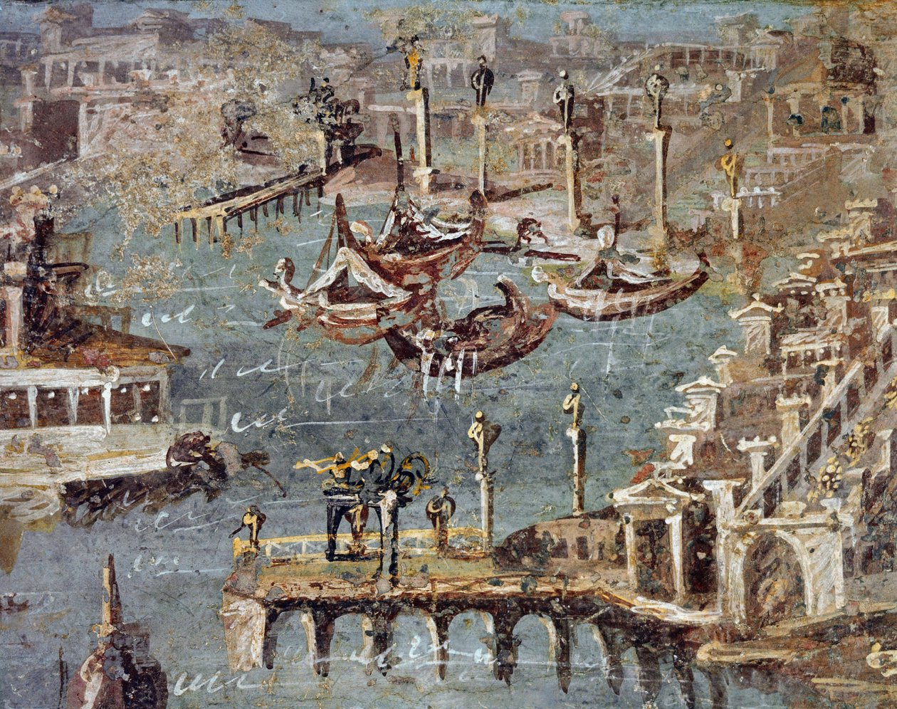 La città e il porto di Pozzuoli da Roman
