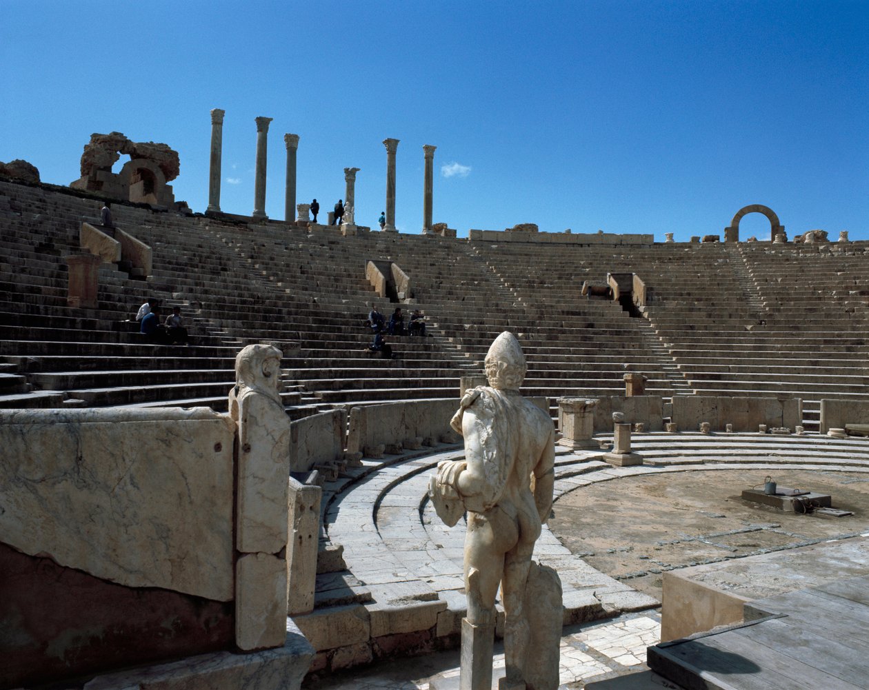 Veduta del teatro da Roman