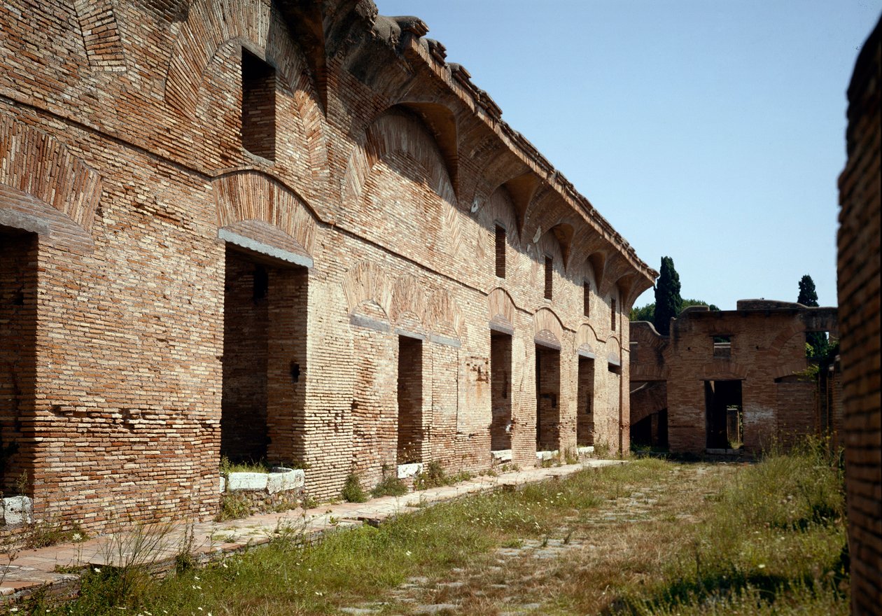 Vista della via dei balconi da Roman