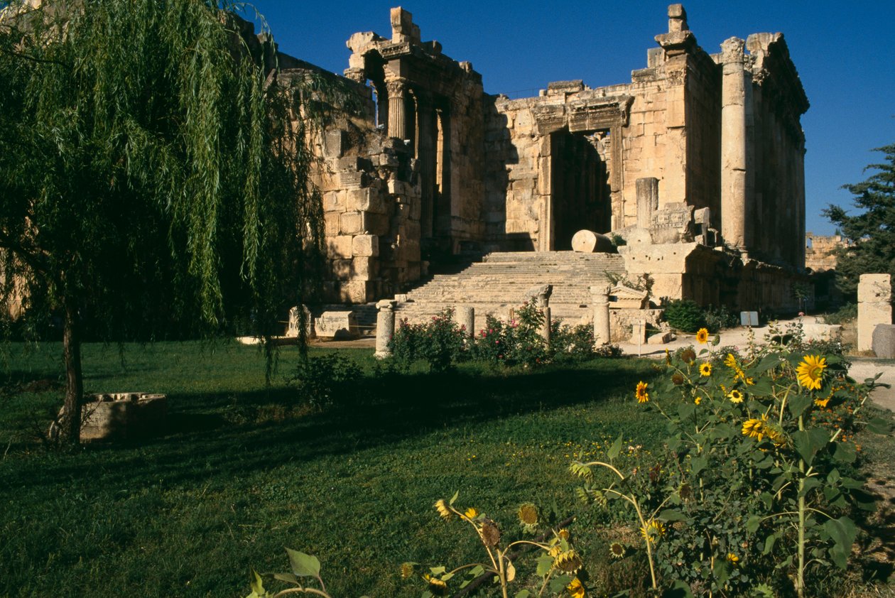 Tempio di Bacco, (dettaglio), Alto Periodo Imperiale (27 a.C.-395 d.C.) da Roman Imperial Period