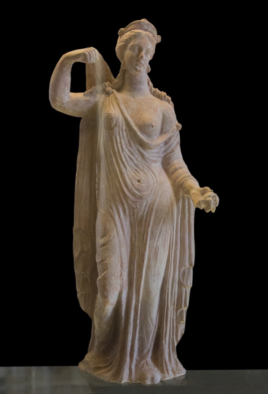 Arte greca Afrodite del tipo Genitrice (I secolo d.C.) terracotta da Roman Roman