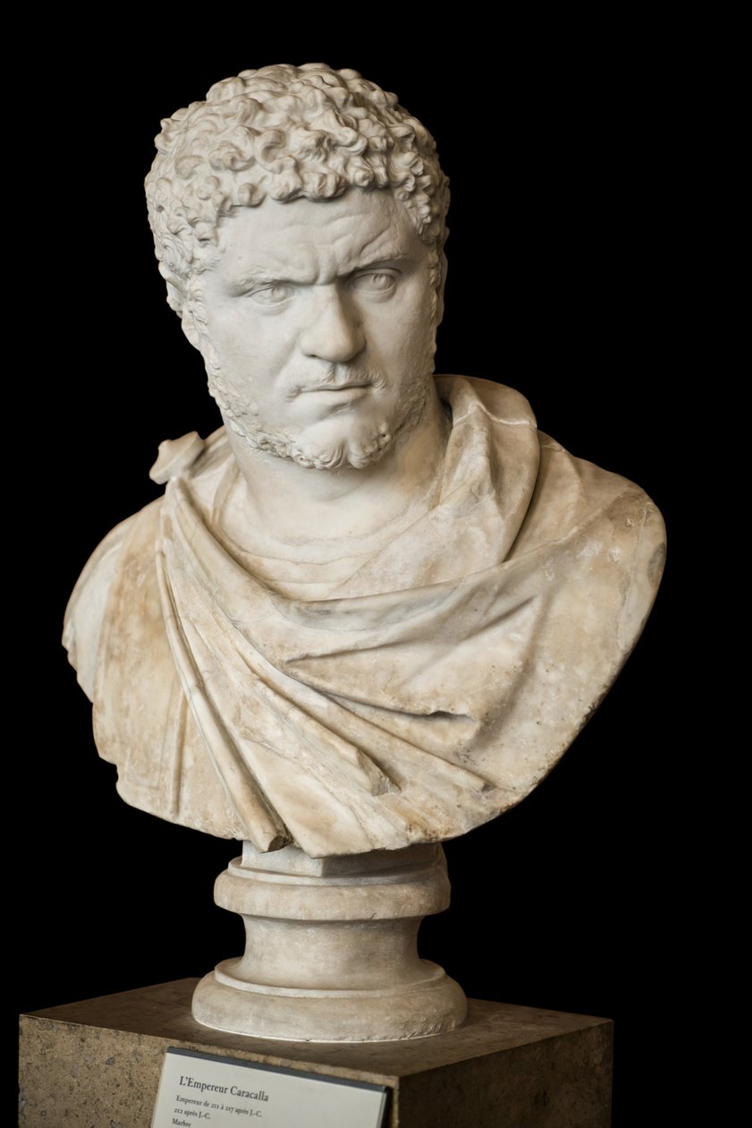 Caracalla (188 - 217 d.C.) marmo, arte romana da Roman Roman