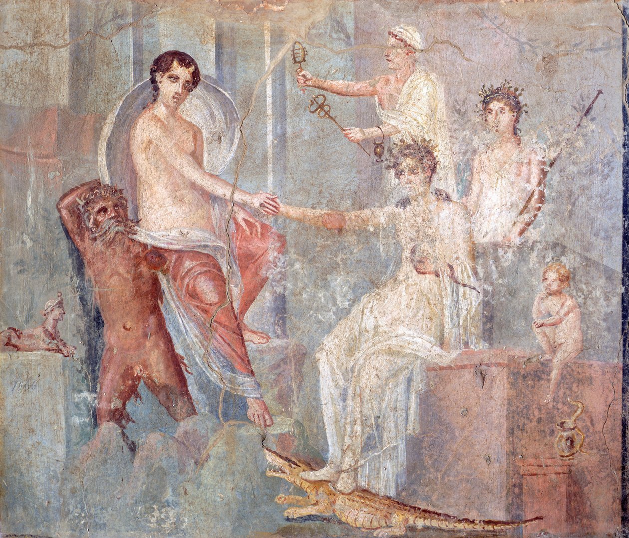 Affresco che raffigura l