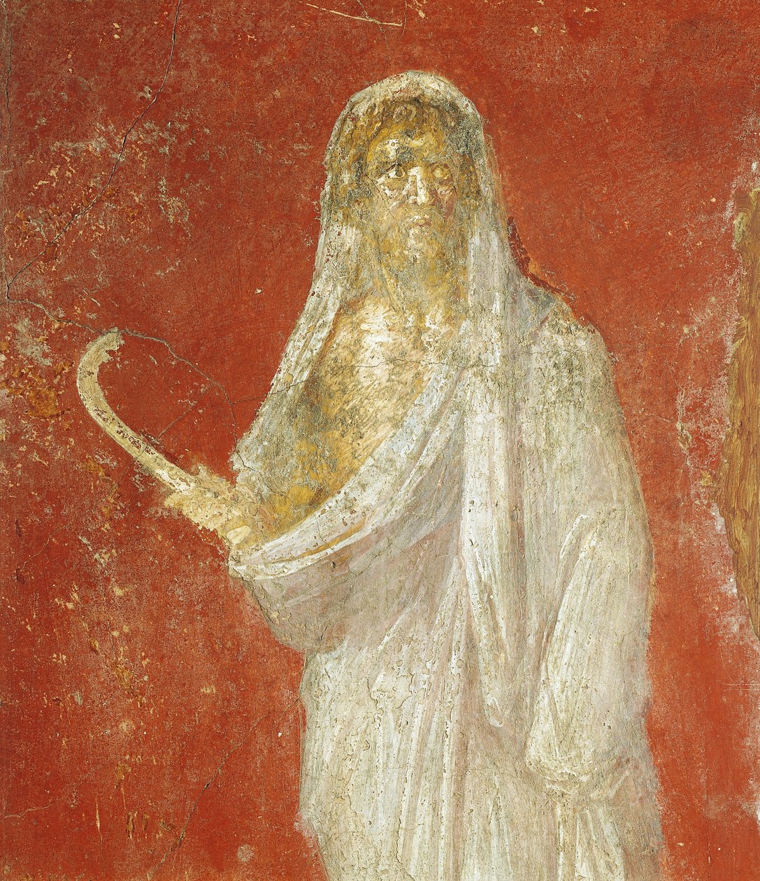 Affresco raffigurante Saturno, da Pompei da Roman Roman