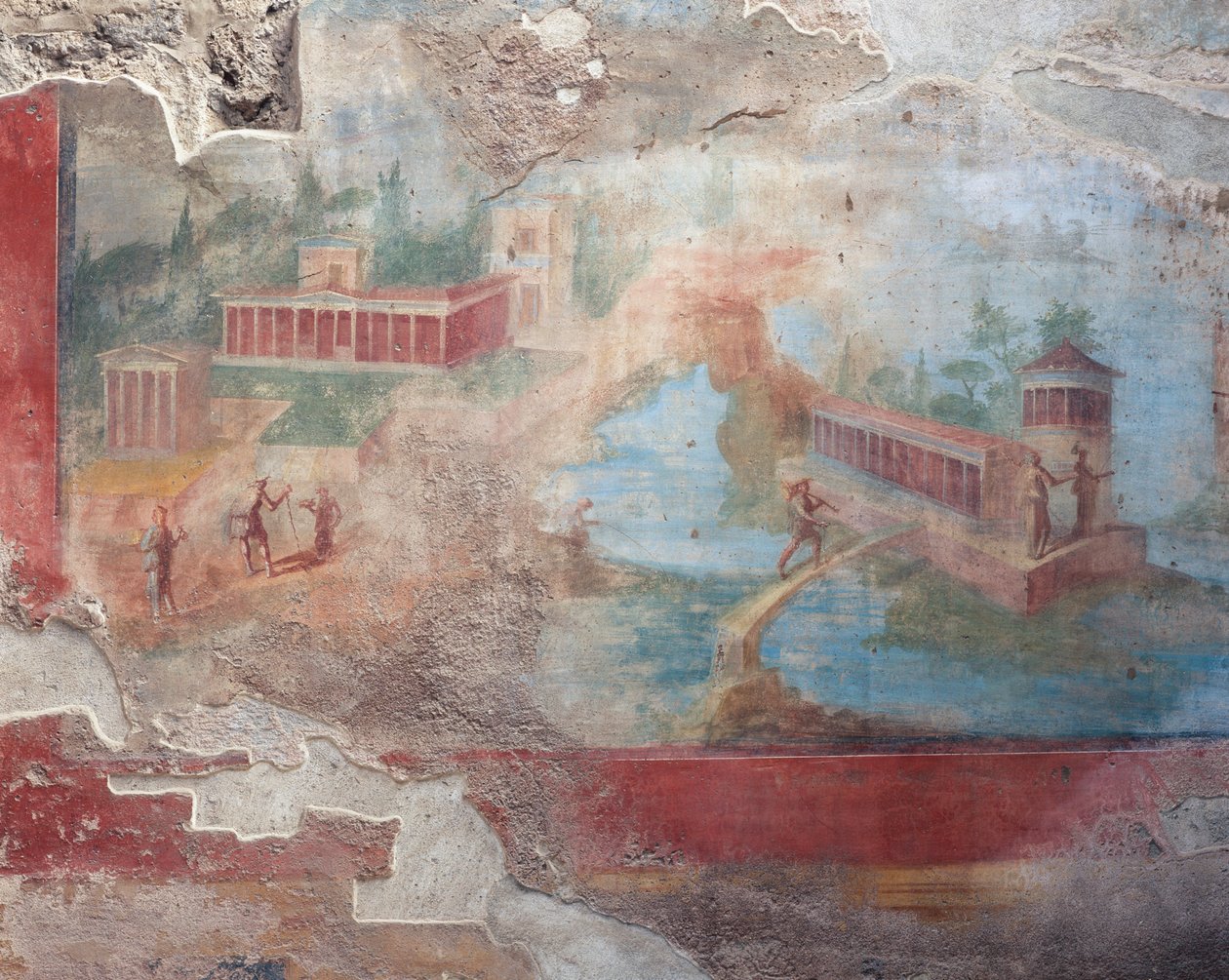 Affresco della fontana-ninfeo della Casa della Piccola Fontana, Pompei (Patrimonio Mondiale dell