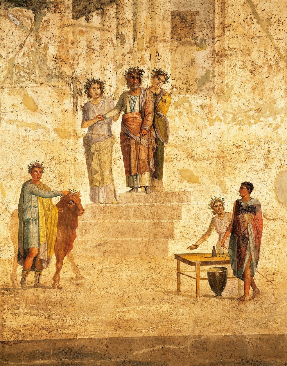 Affresco che ritrae Giasone e Pelia da Pompei da Roman Roman