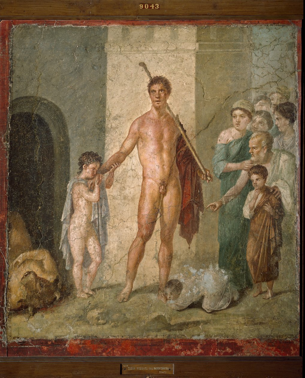 Teseo libera i sette giovani dal labirinto dopo la vittoria sul Minotauro da Roman Roman