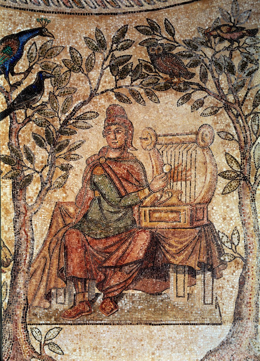 Orfeo che incanta gli uccelli da Roman Roman