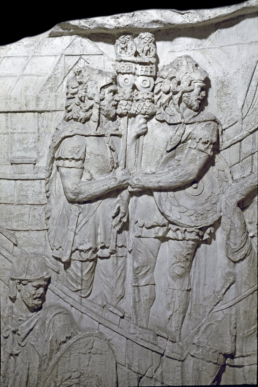 Arte romana: “Guerrieri che portano l