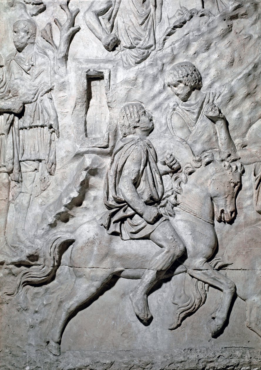 Un cavaliere numida a cavallo da Roman Roman