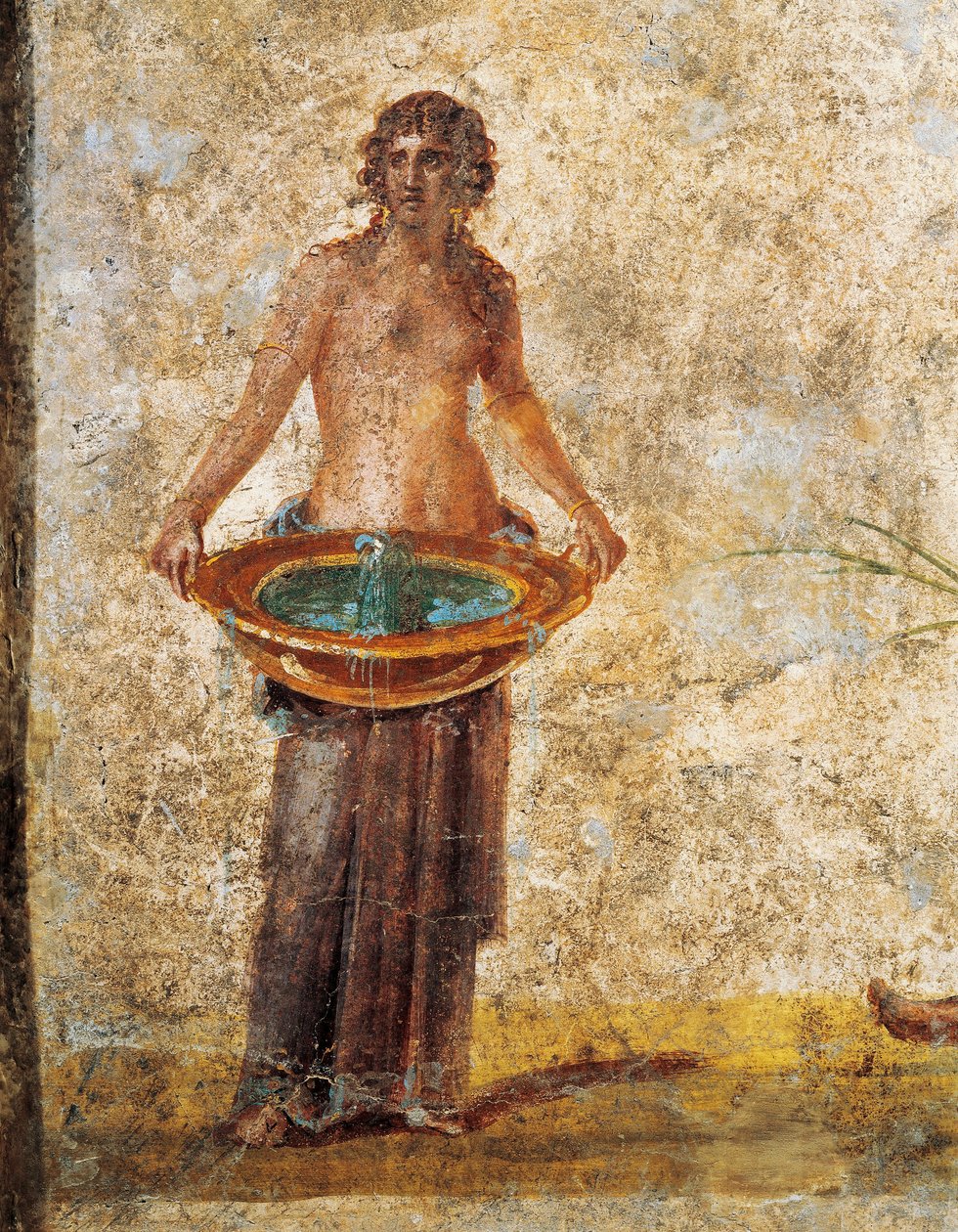 Civiltà romana - Donna che porta un secchio d
