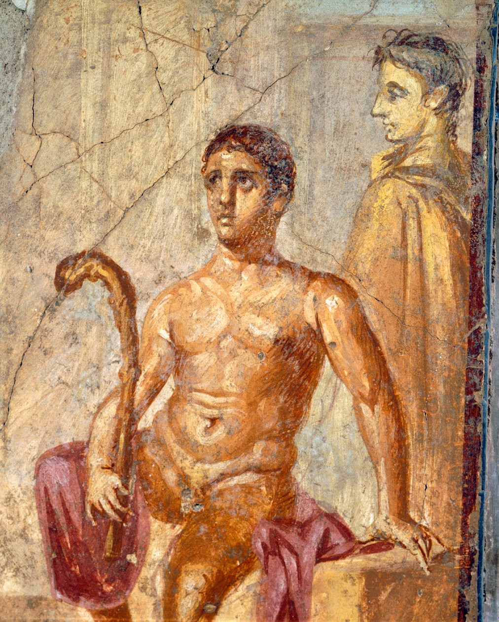 Selene ed Endimione, affresco dalla Casa del Centenario, Pompei, Campania, Civiltà Romana da Roman Roman