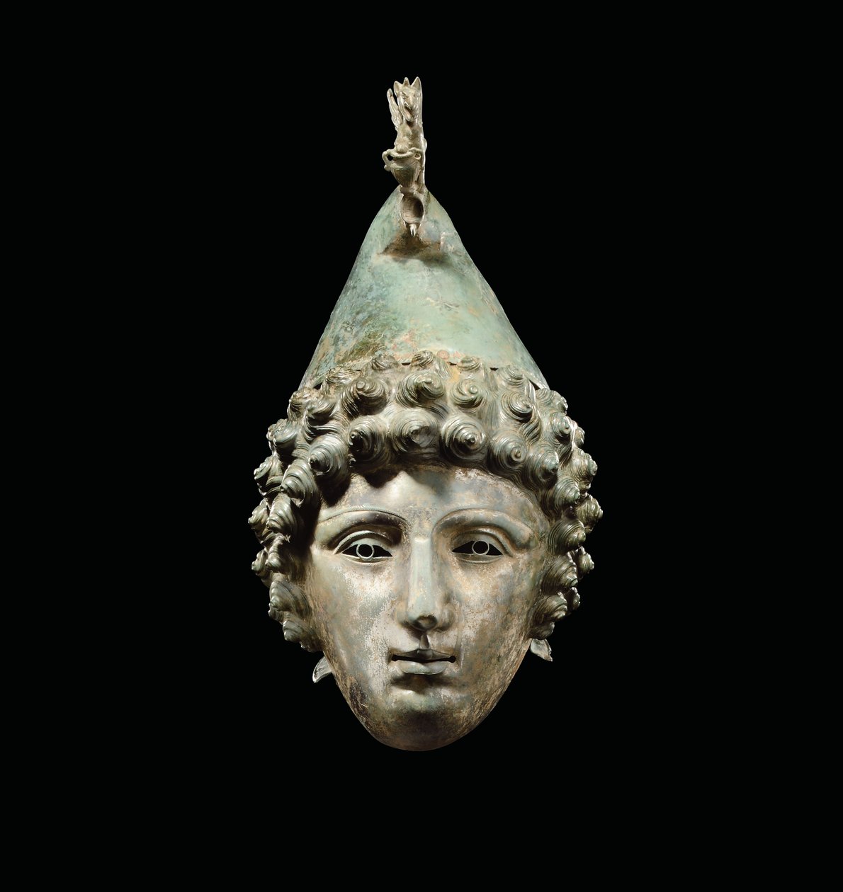 Elmo di Crosby Garrett, fine I secolo - II secolo d.C. (bronzo) da Roman Roman