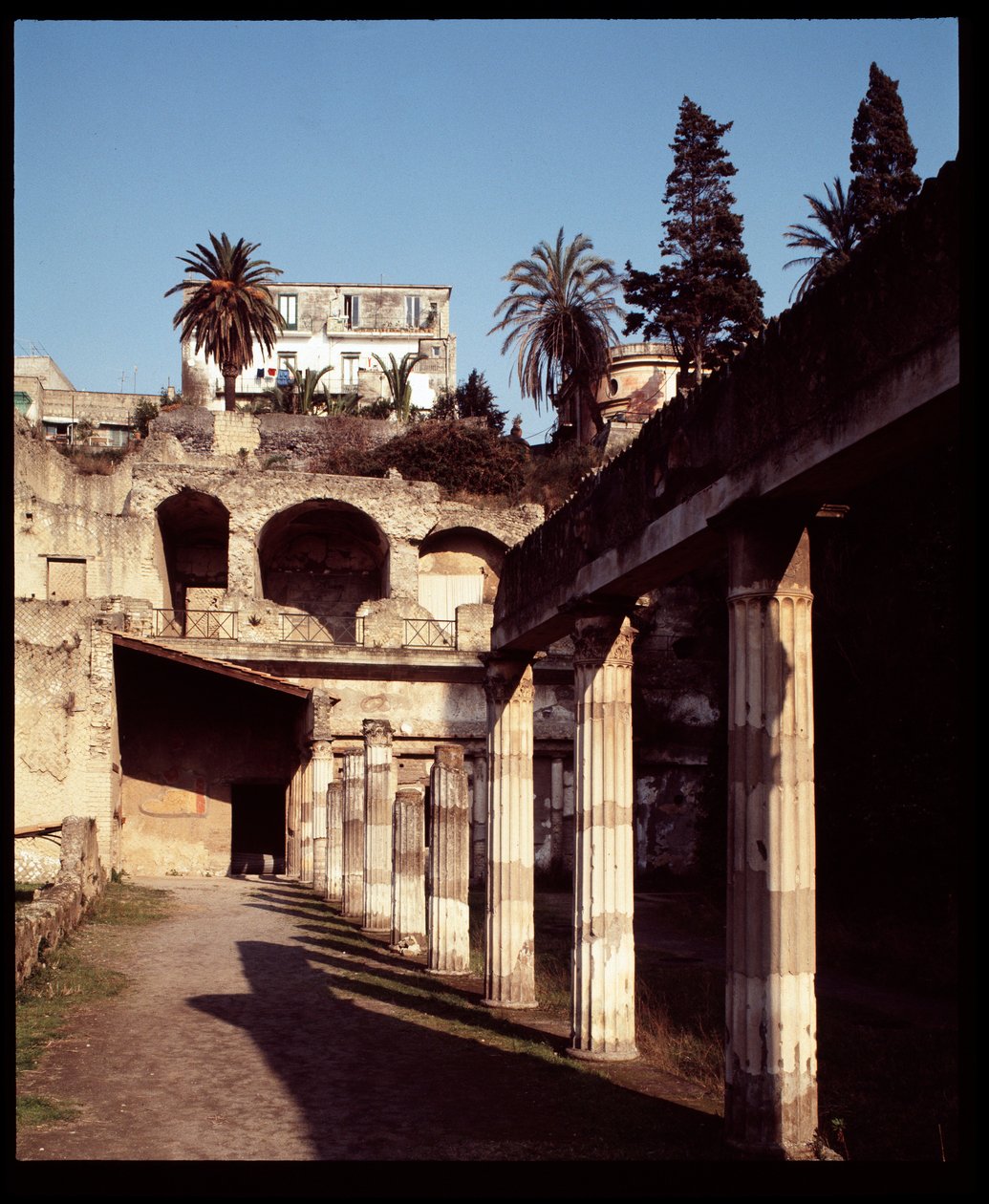 Veduta della palestra, V secolo a.C.-I secolo d.C. da Roman Roman