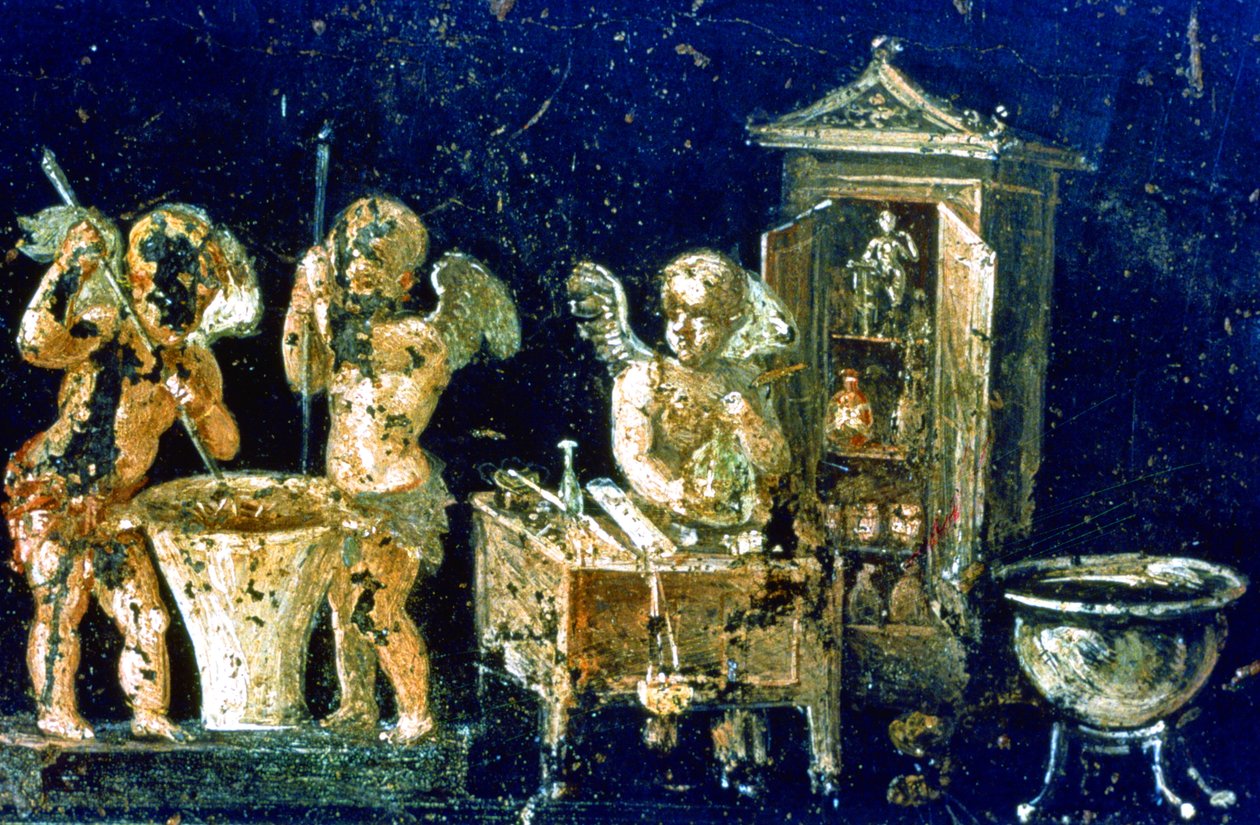 Affresco dalla Casa dei Vetti da Roman Roman
