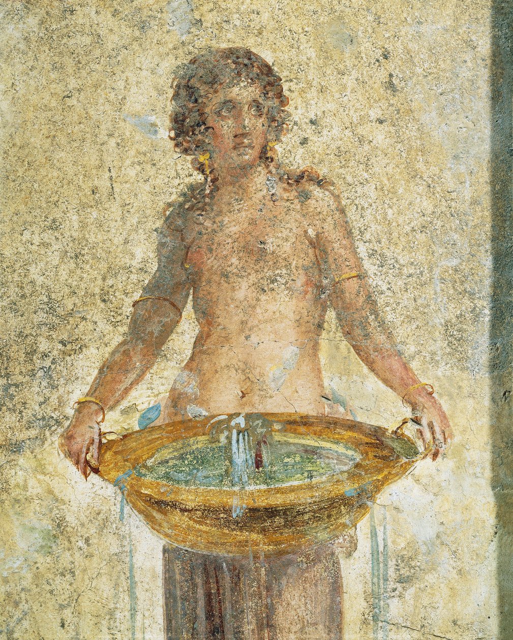Donna che porta un secchio d