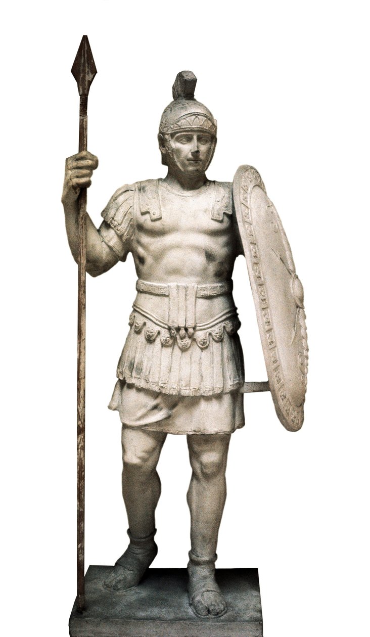 Scultura di una guardia pretoriana da Roman Roman