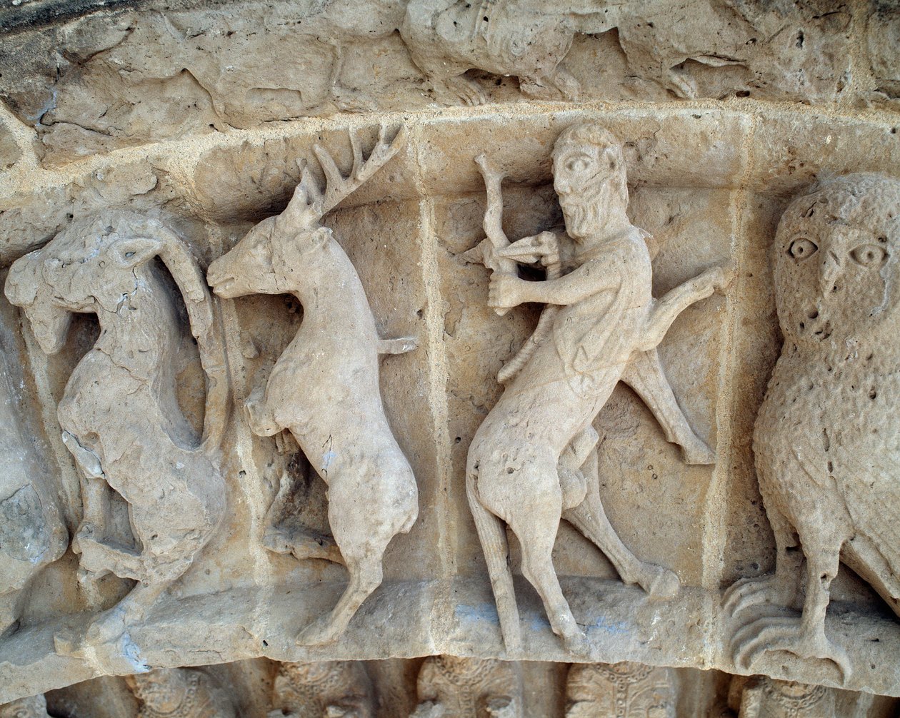 Un Sagittario. (dettaglio) da Romanesque