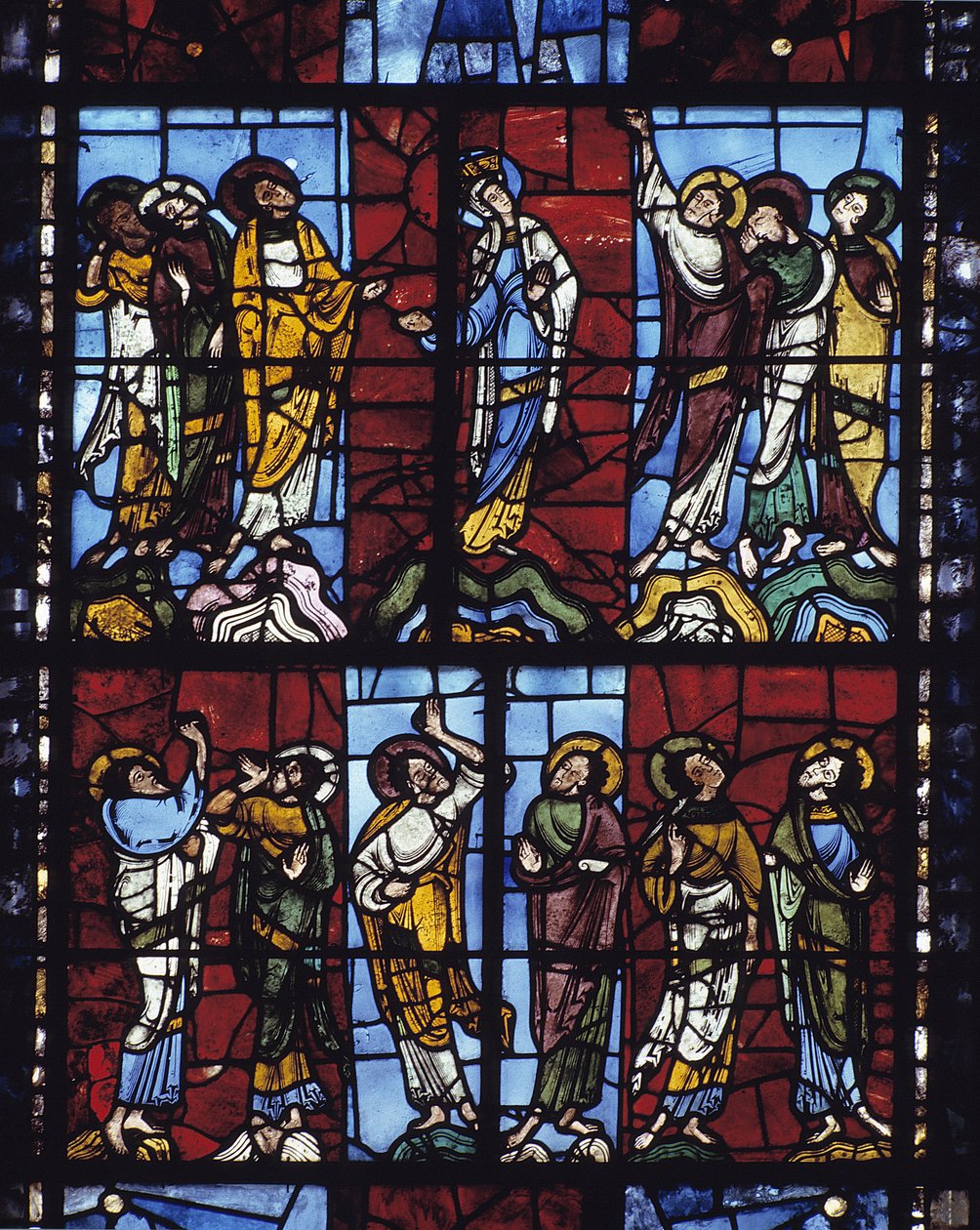 Ascensione (vetrata) da Romanesque