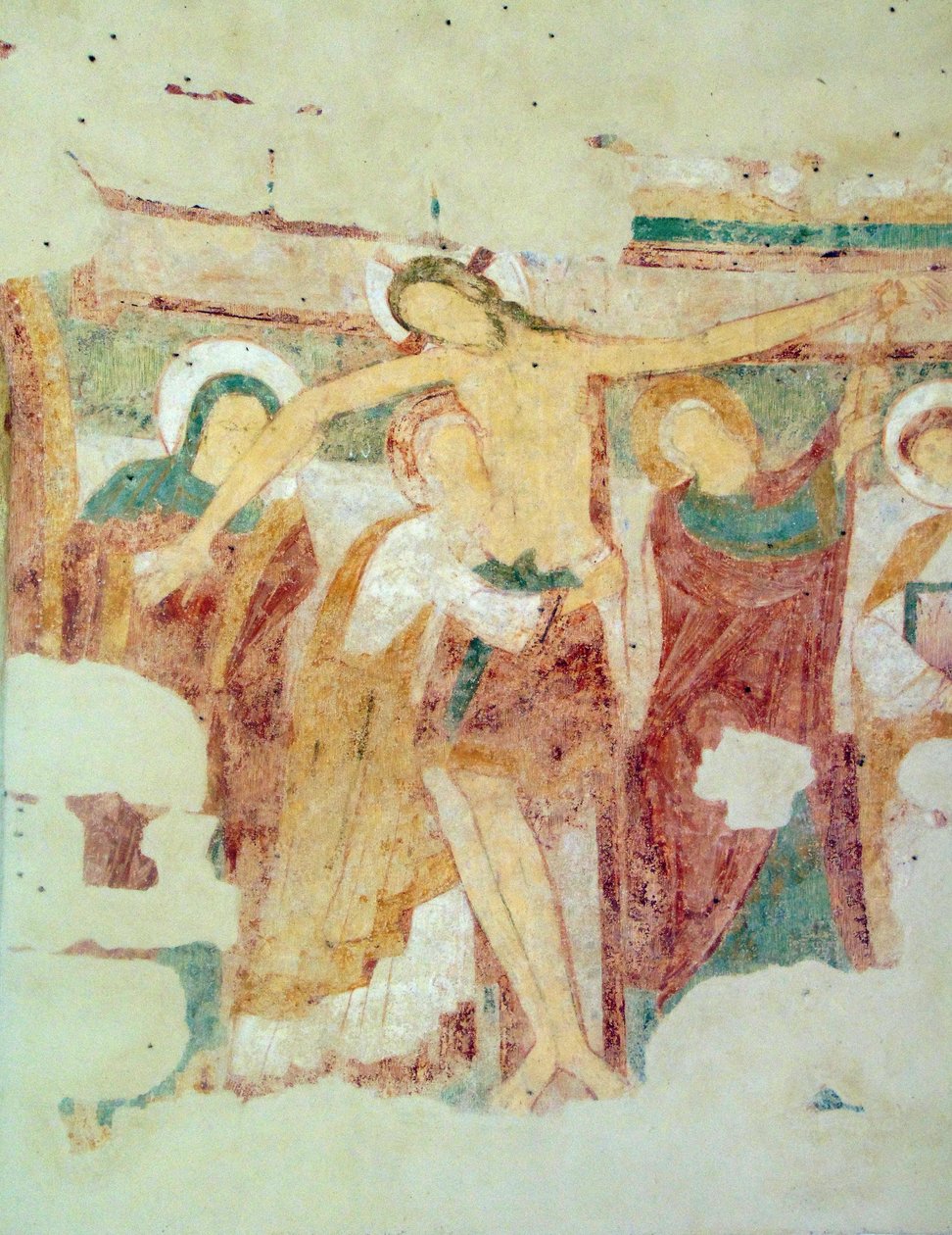 Affresco, cappella di Saint-Jean du Liget, Touraine da Romanesque