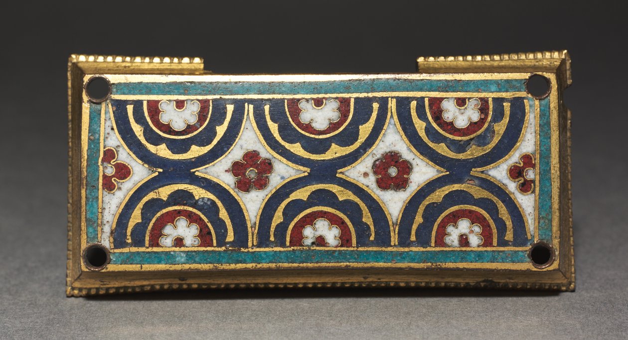 Placca, probabilmente da un reliquiario, c.1180-1190 da Romanesque