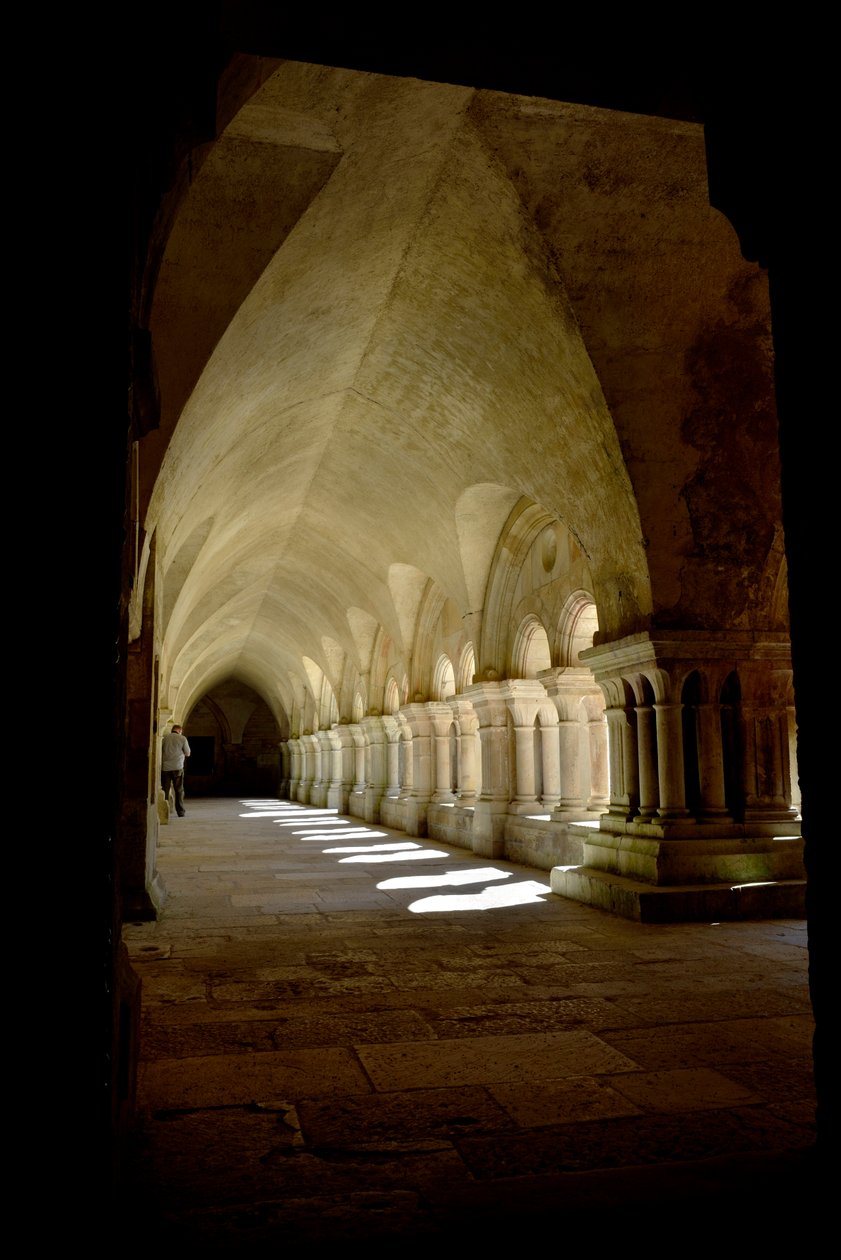 Architettura romanica: galleria del chiostro dell