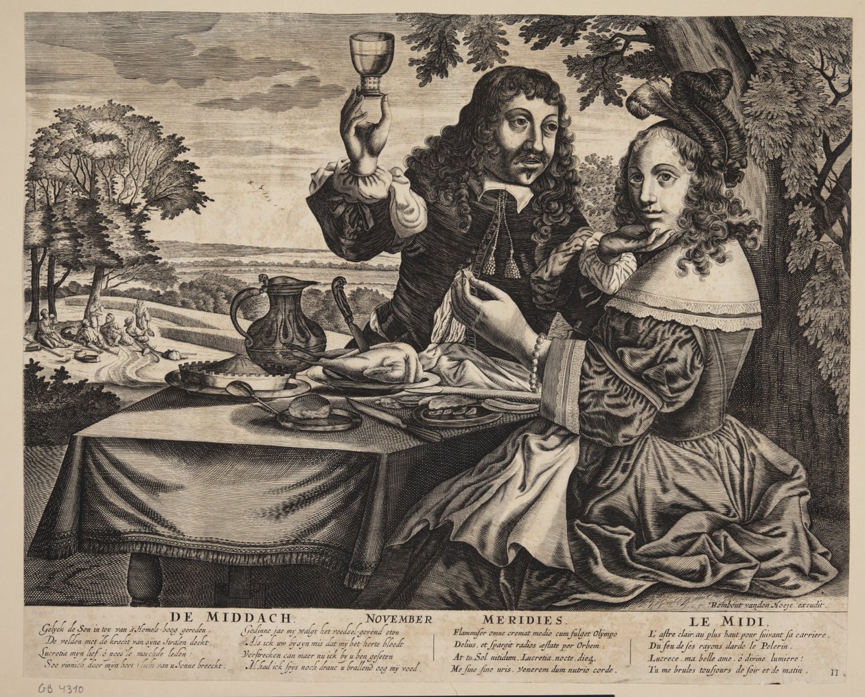 Mezzogiorno (De middach - Meredies - Le midi) da Rombout Van den Hoeye