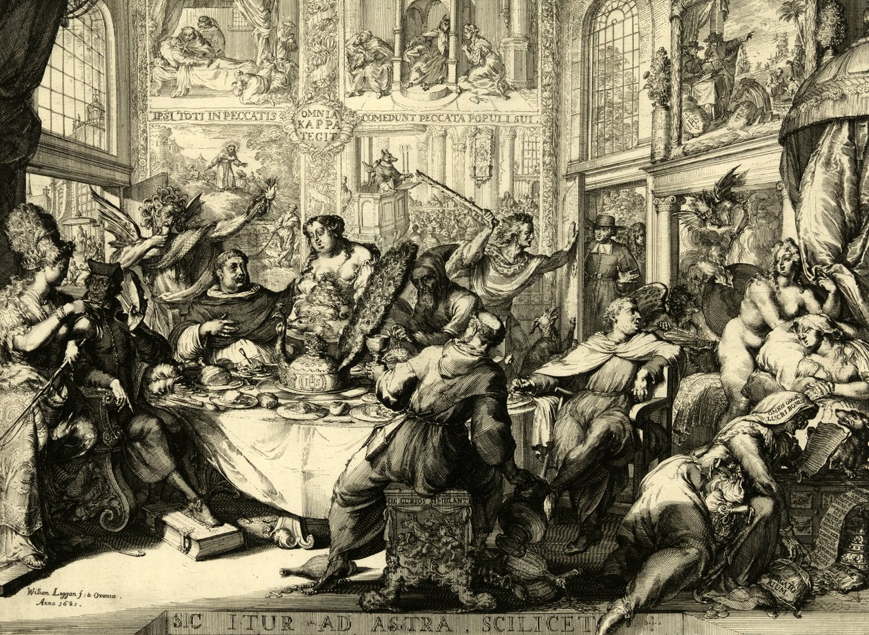 Sic itur ad astra scilicet 1681 da Romeyn de (after) Hooghe