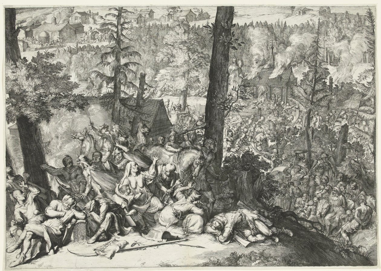 Vittoria del duca Carlo V di Lorena e del margravio Luigi Guglielmo di Baden-Baden sui Turchi, 1687 da Romeyn de Hooghe (attributed to)