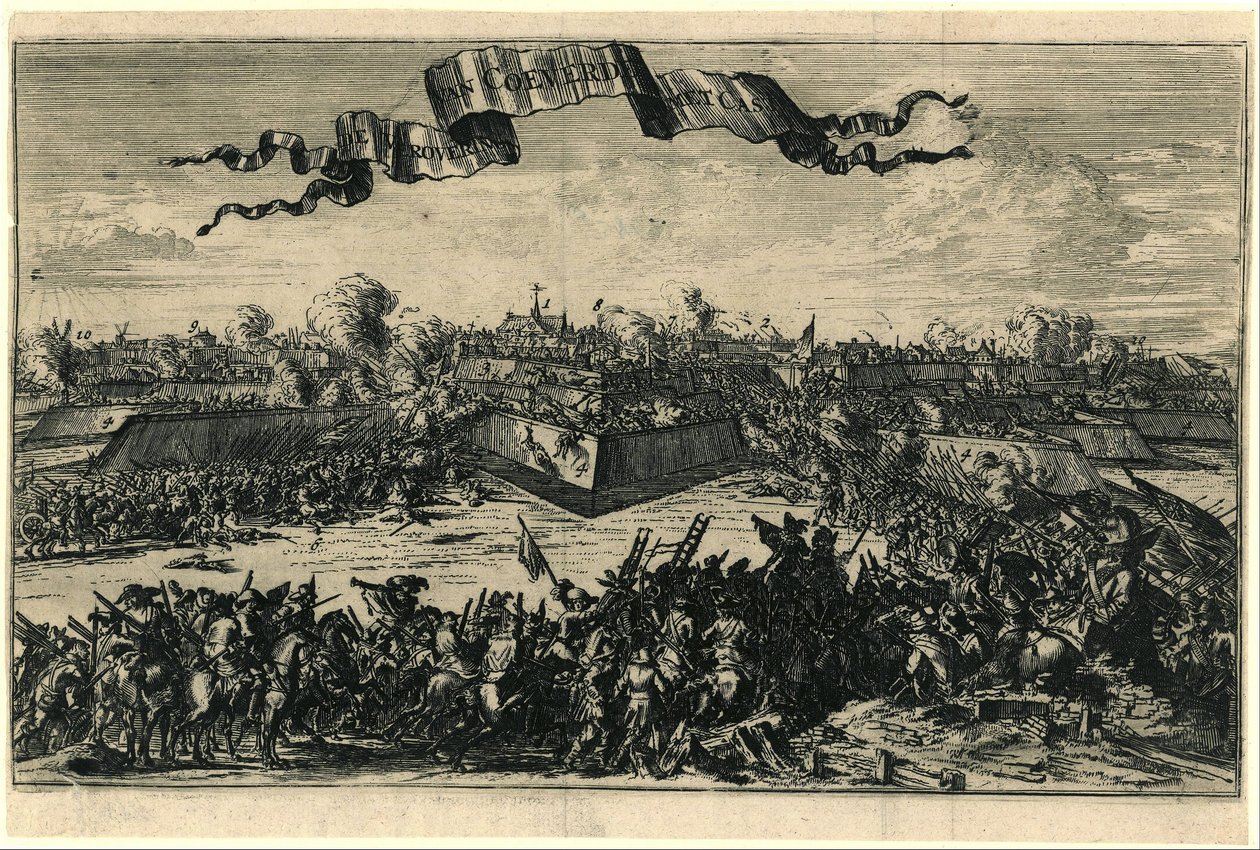 Conquista di Coevorden il 30 dicembre 1672 da Romeyn de Hooghe (attributed to)