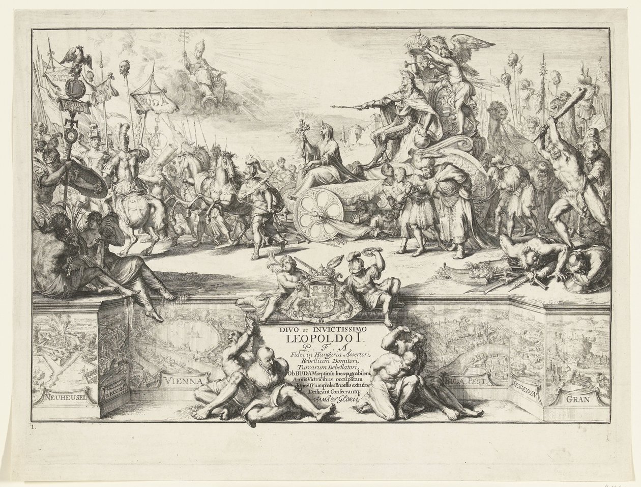 Allegoria delle vittorie di Leopoldo I da Romeyn de Hooghe