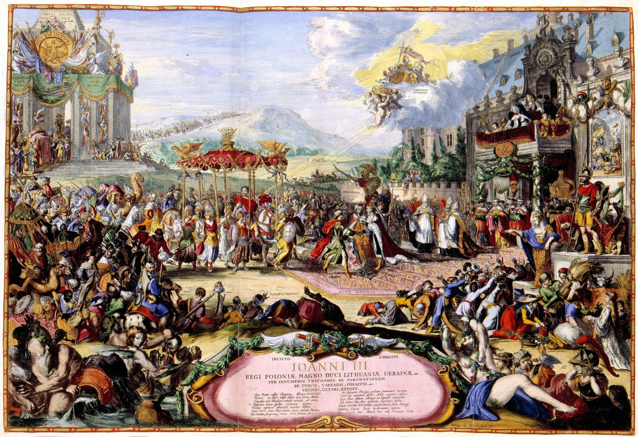 Allegoria di Re Giovanni III Sobieski, 1675 da Romeyn de Hooghe