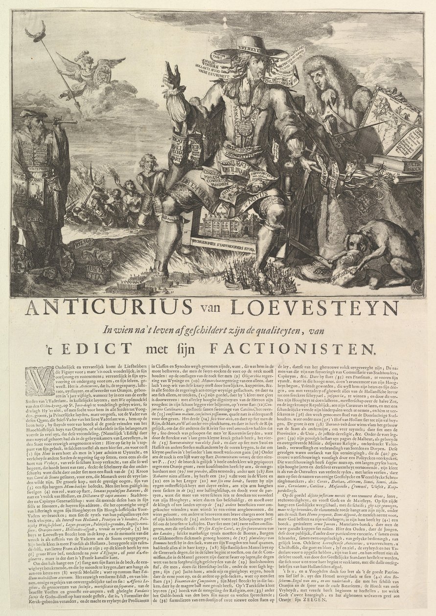 Anticurius van Loevesteyn, s.d. da Romeyn de Hooghe