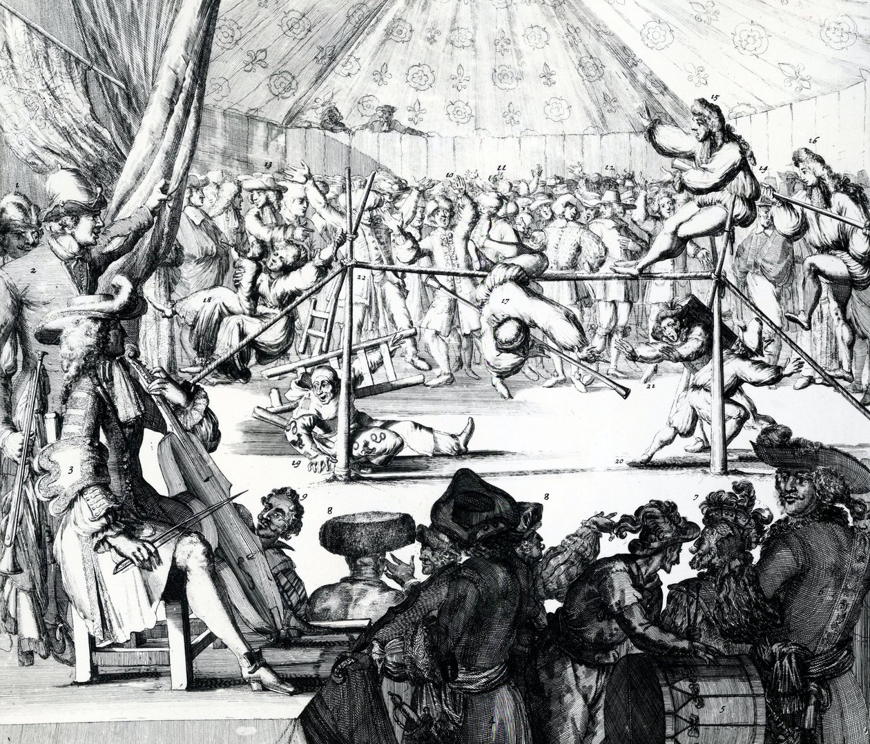 Paye qui tombe, 1697 da Romeyn de Hooghe