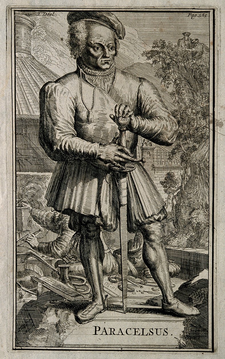 Philippus Theophrastus Aureolus Bombastus von Hohenheim Paracelsus da Romeyn de Hooghe