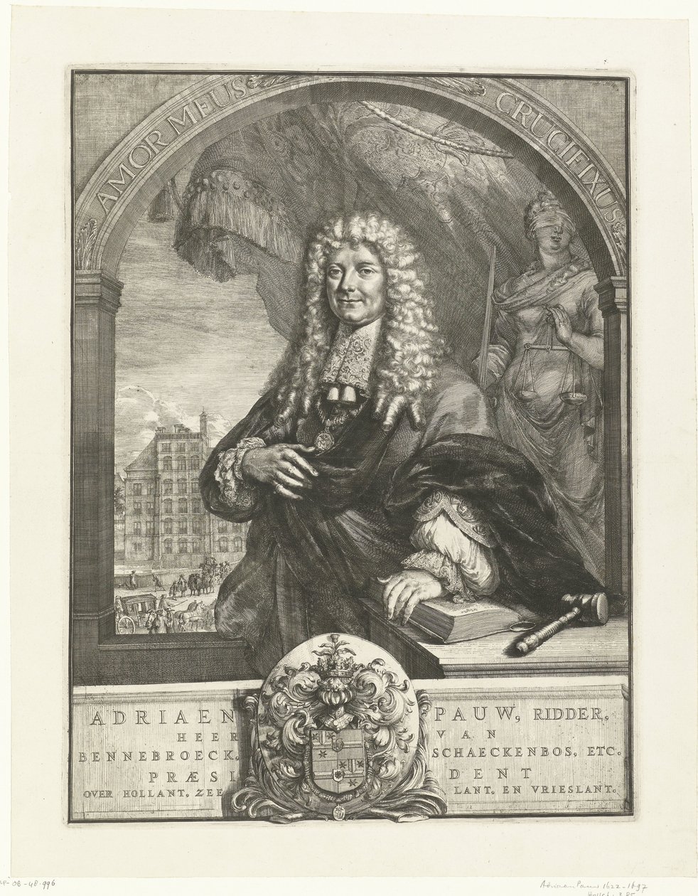 Ritratto di Adriaen Pauw da Romeyn de Hooghe