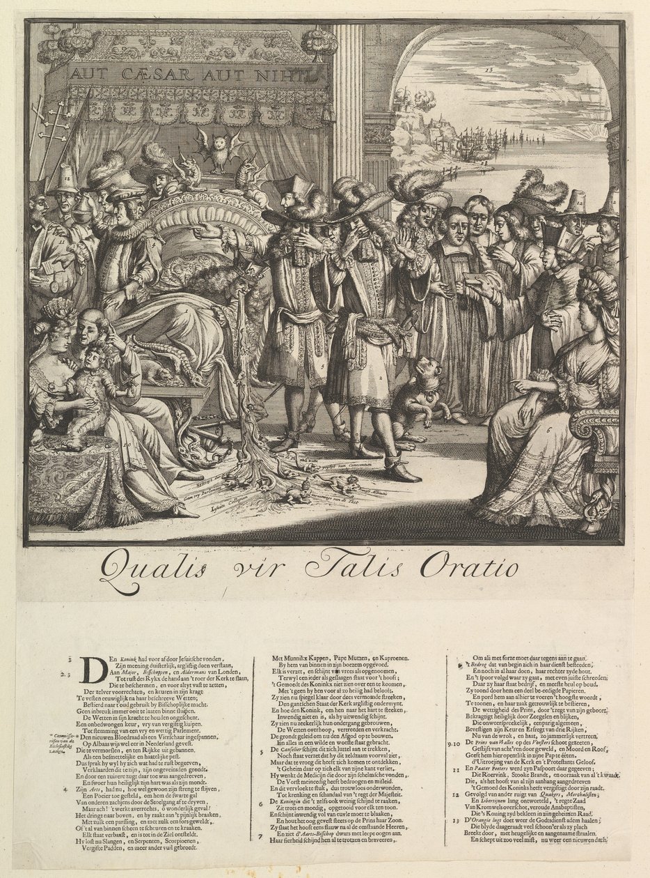 Qualis vir Talis Oratio da Romeyn de Hooghe